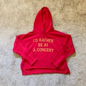 Pink Forever 21 “I’d Rather Be At A Concert” Hoodie